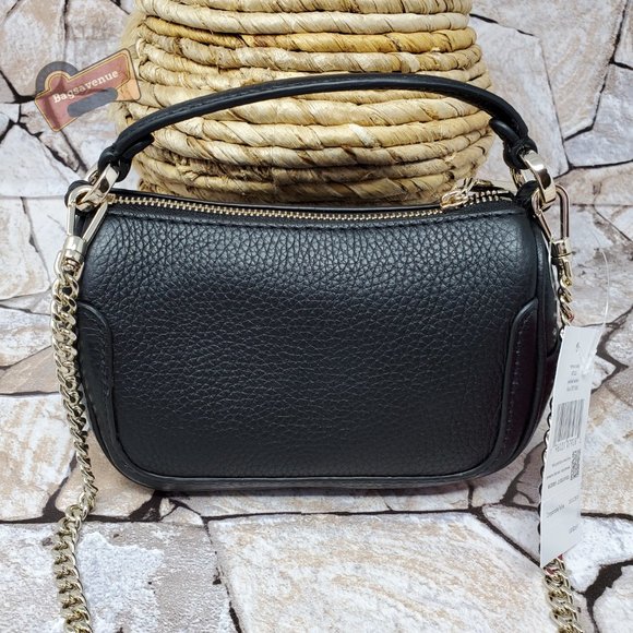 #bagsavenue fastship Smoosh Pebble Leather Micro Top Handle Crossbody kate spade - Picture 7 of 7